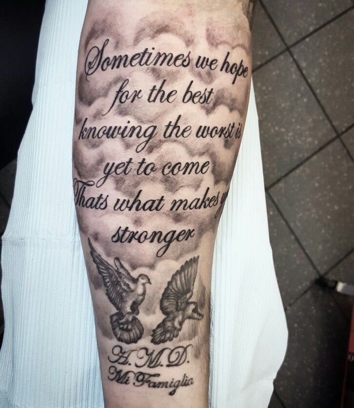 forearm quote tattoos for men 0085