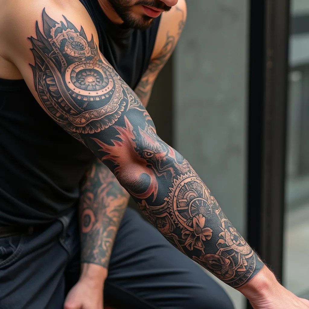 forearm sleeve tattoos for men 0037