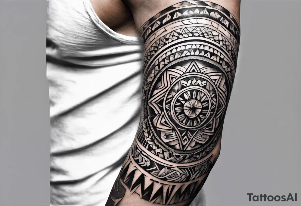 upper sleeve tattoo ideas for black men 0025