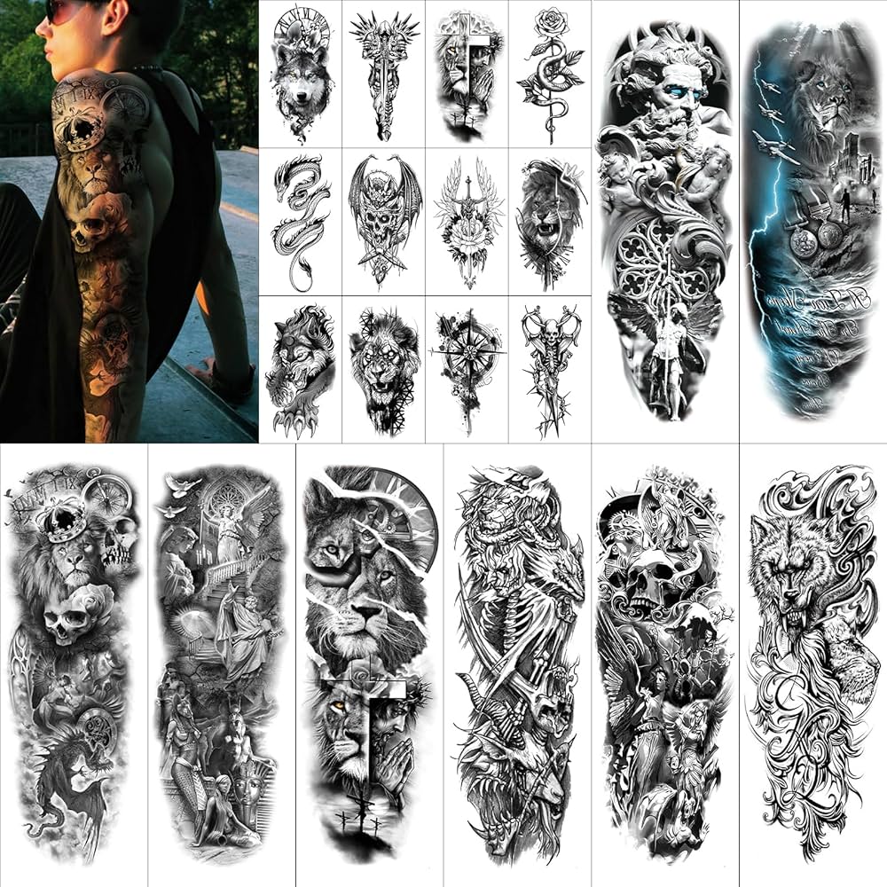 upper sleeve tattoo ideas for black men 0058