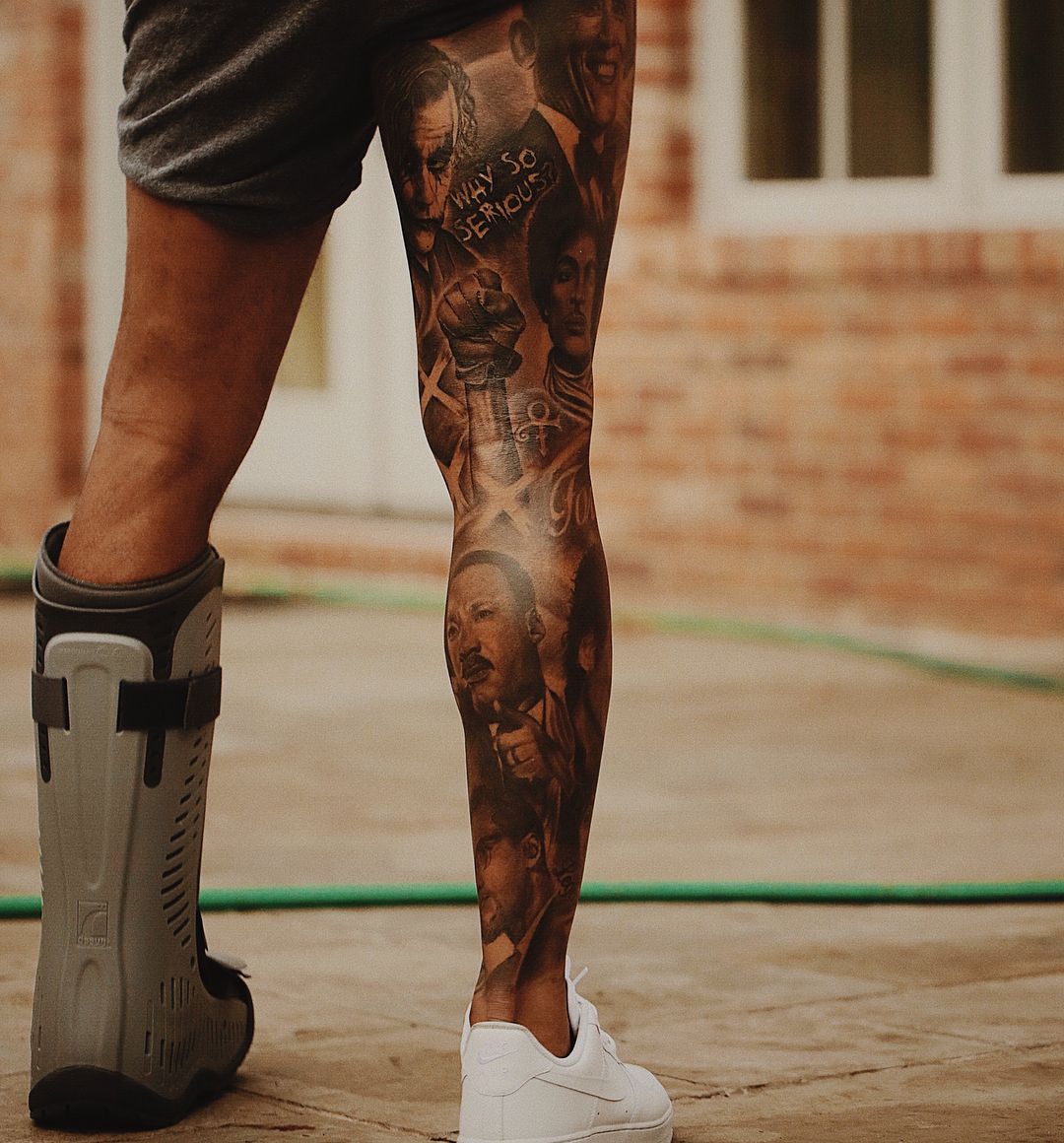 upper sleeve tattoo ideas for black men 0092