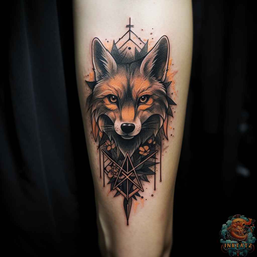 fox tattoos for men 0017