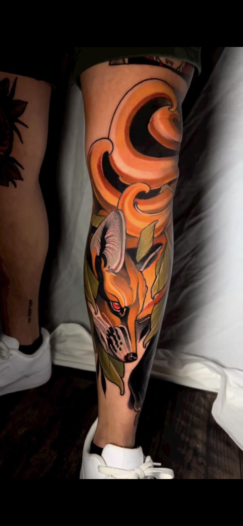 fox tattoos for men 0020