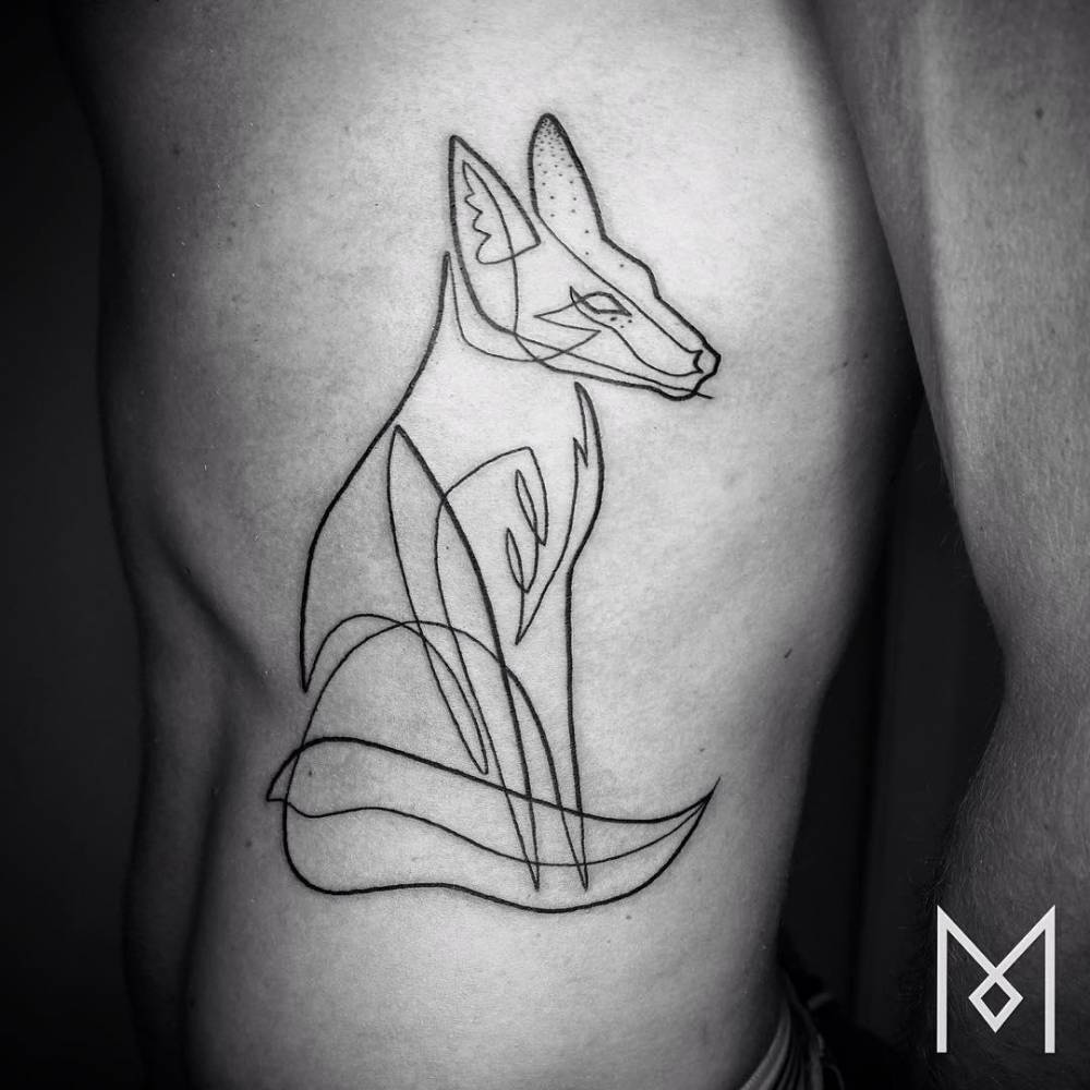 fox tattoos for men 0036