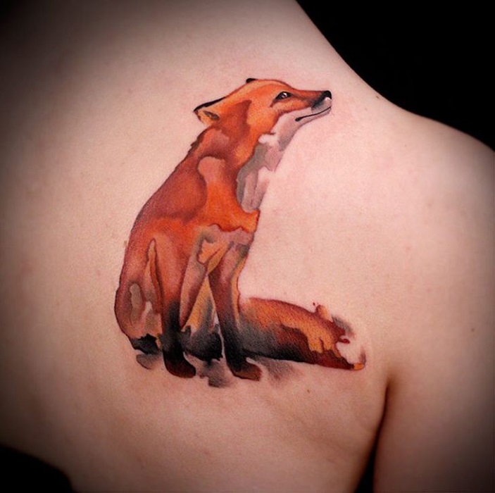 fox tattoos for men 0039