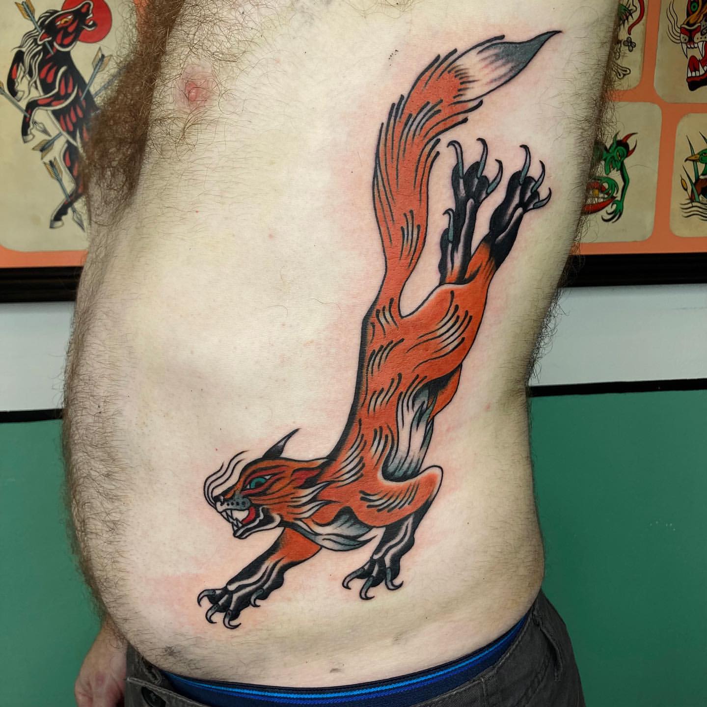 fox tattoos for men 0050