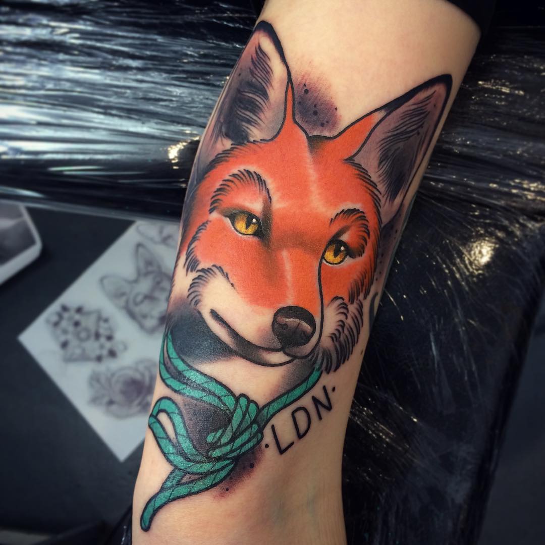 fox tattoos for men 0062