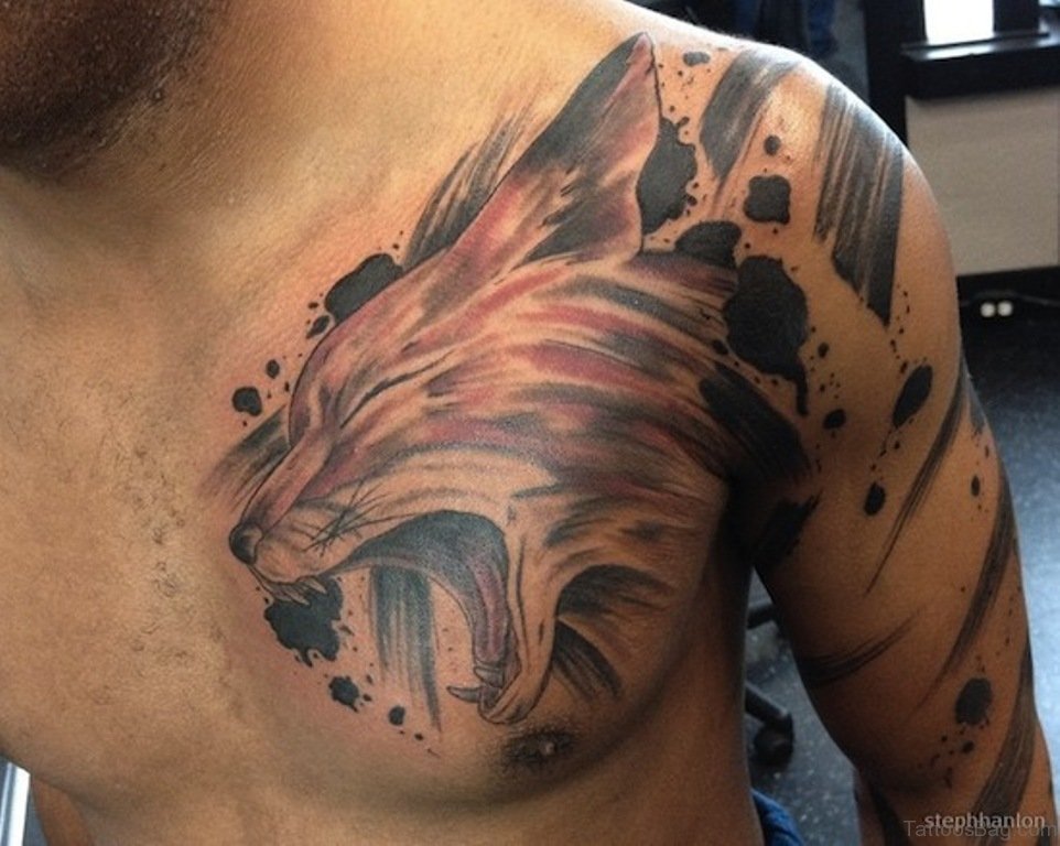 fox tattoos for men 0076