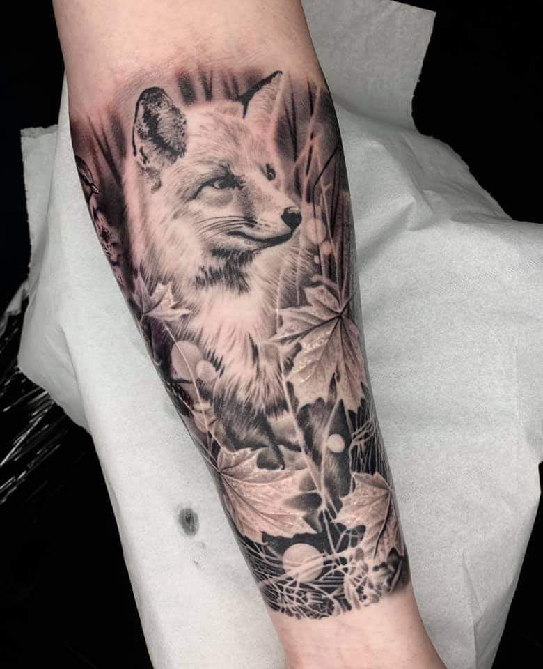 fox tattoos for men 0095