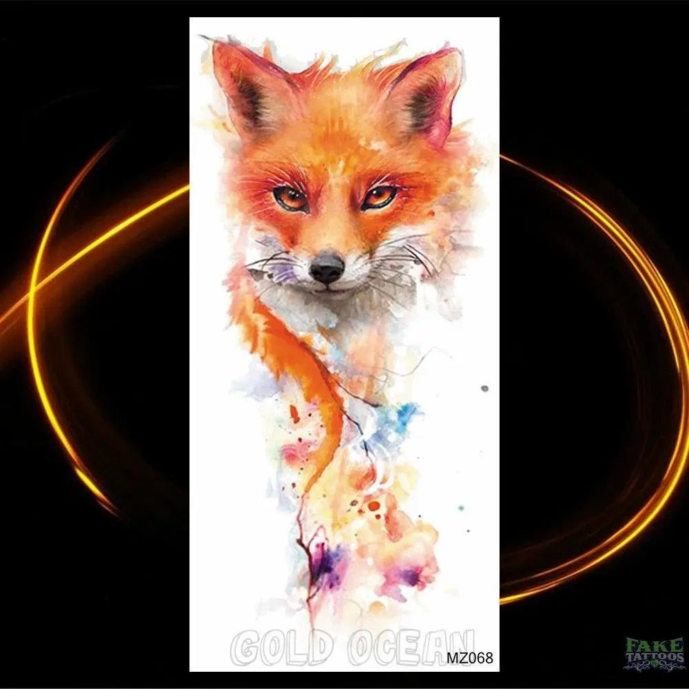 fox tattoos for men 0099