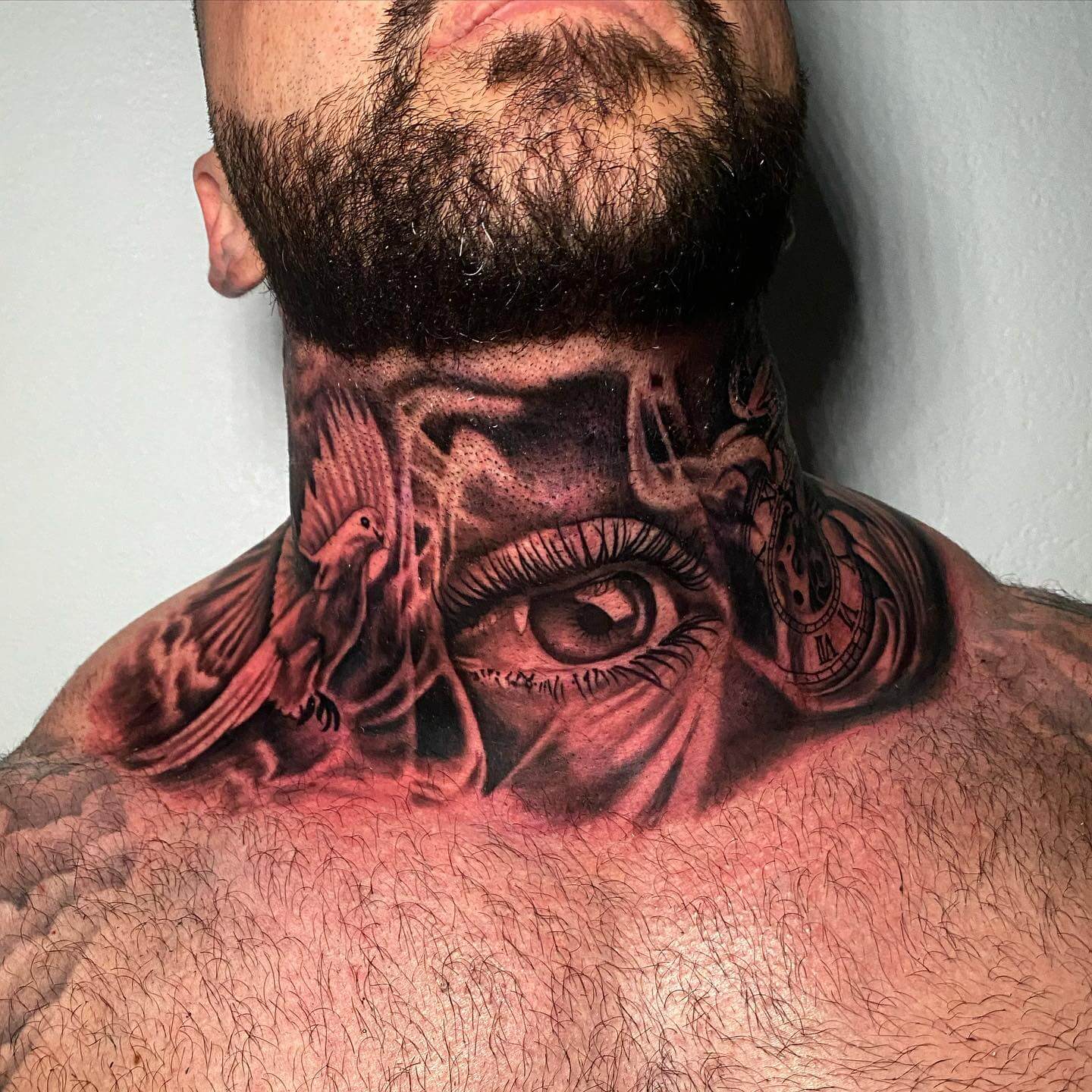 front neck tattoos for men 0040