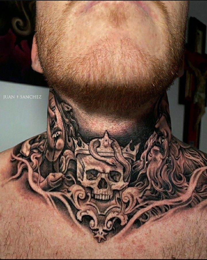 front neck tattoos for men 0051