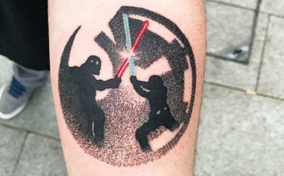 full sleeve Star Wars tattoos for men