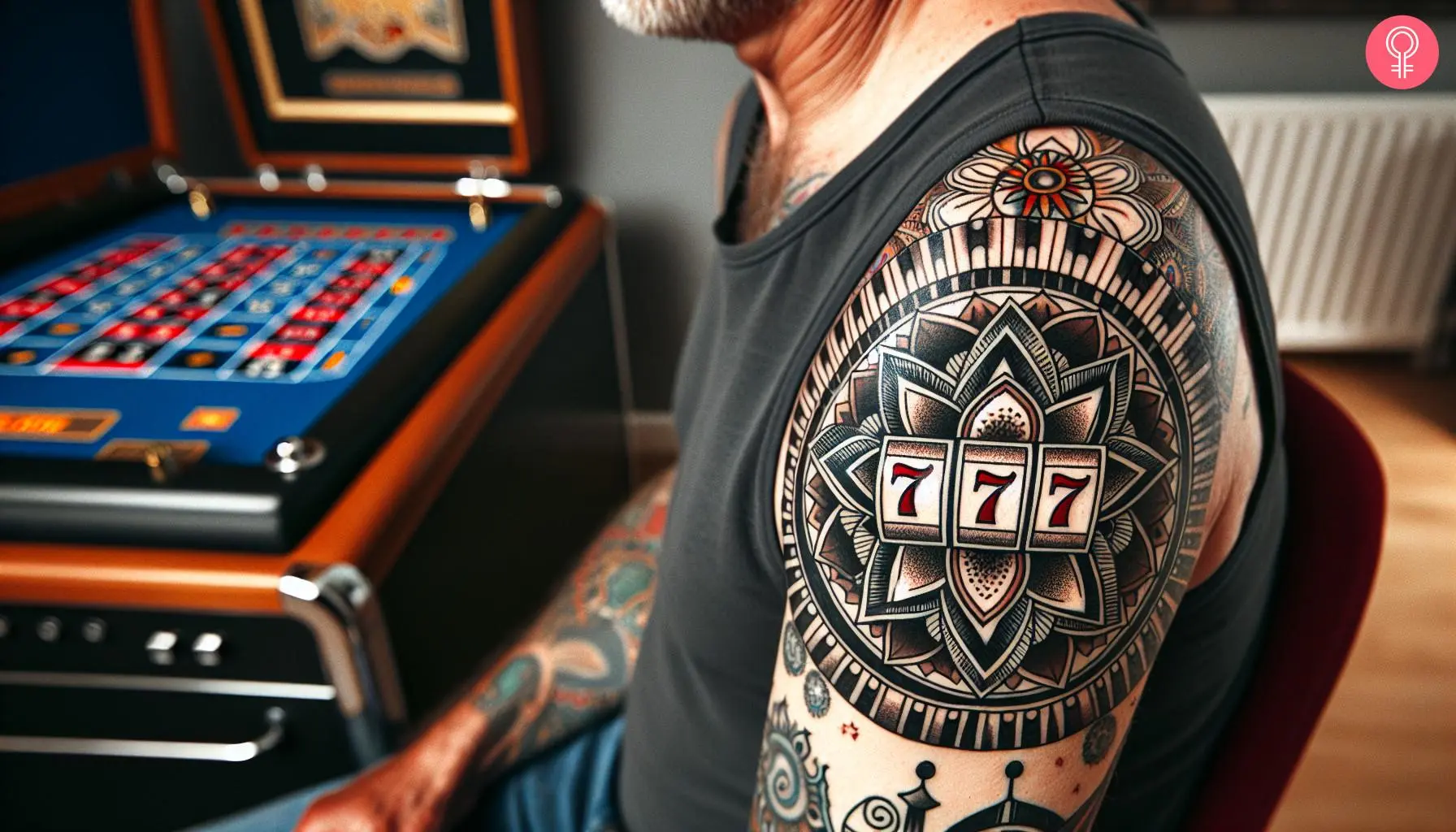 gambling tattoos for men 0011