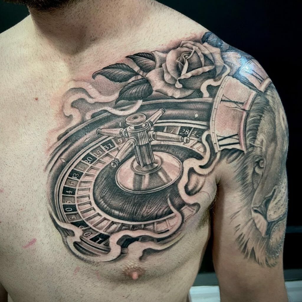 gambling tattoos for men 0020