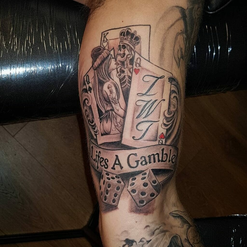 gambling tattoos for men 0068