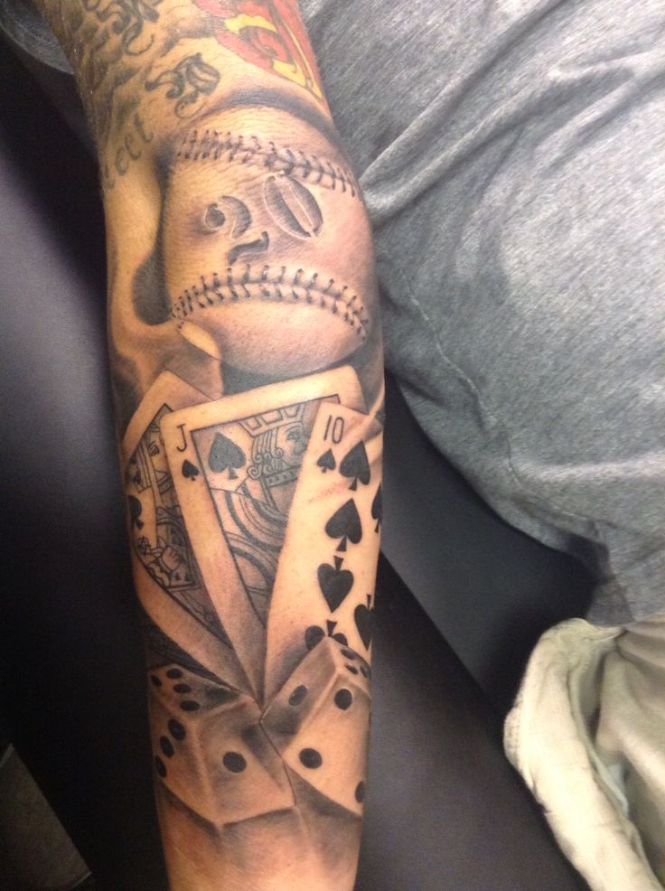 gambling tattoos for men 0095