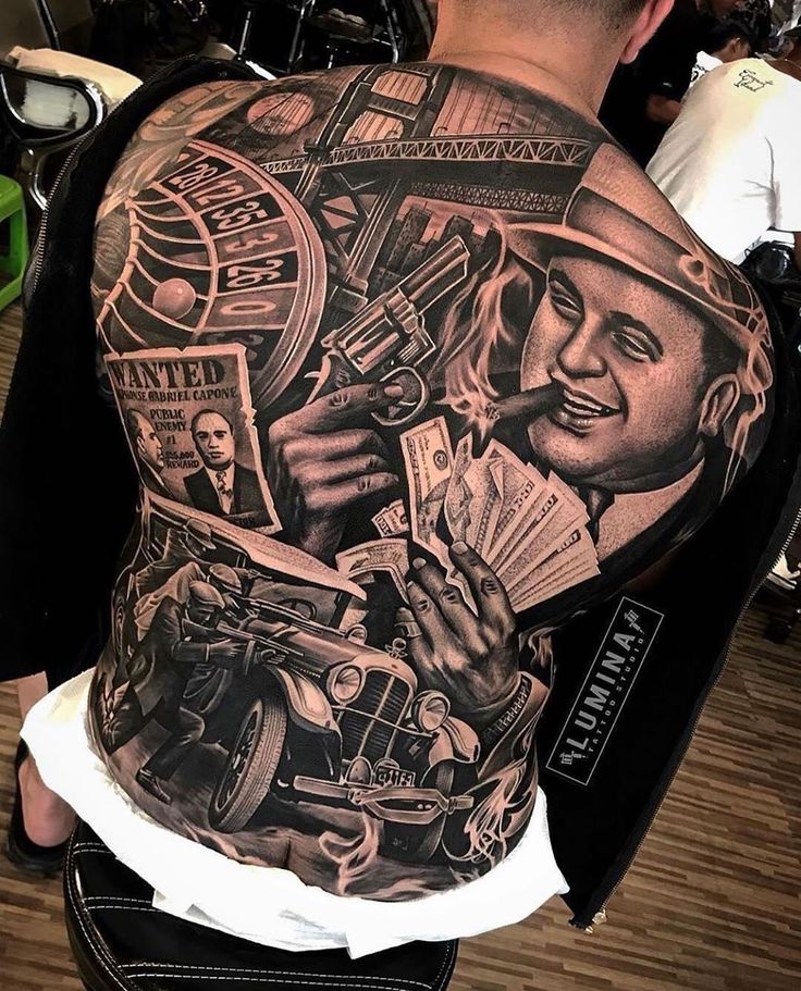 gangster tattoos for men 0081