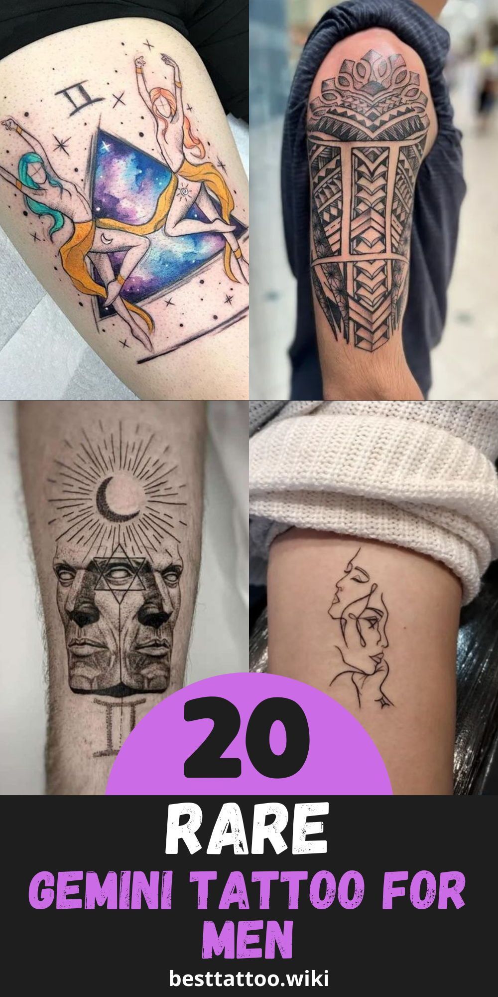 Gemini tattoos for men 0071