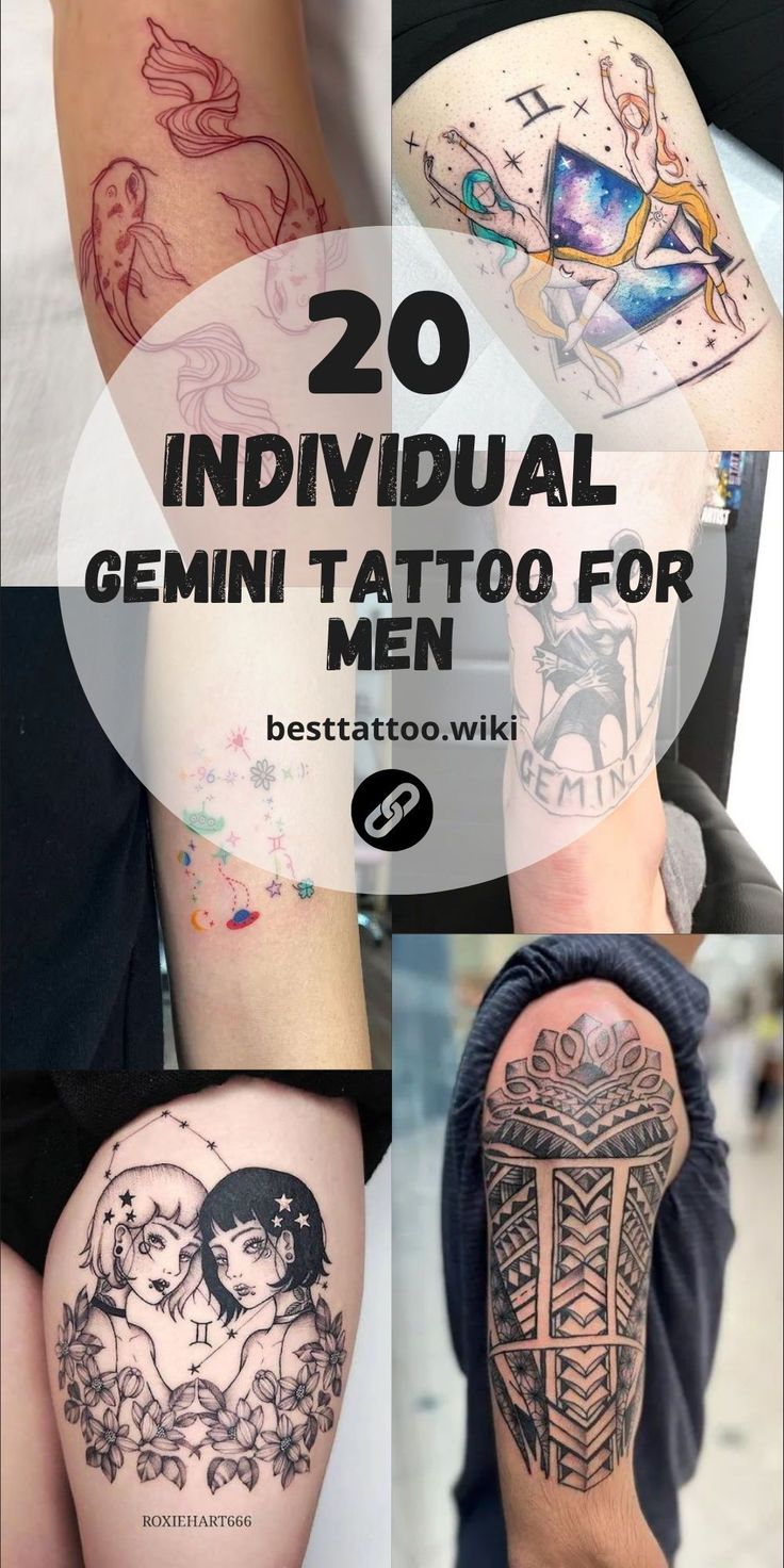 Gemini tattoos for men 0094