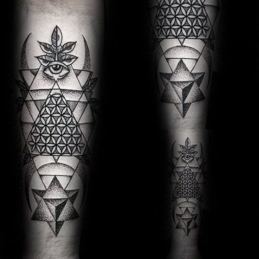 geometric tattoos for men 0041