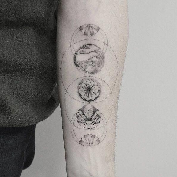 geometric tattoos for men 0054