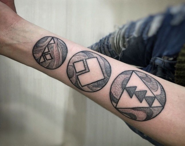 geometric tattoos for men 0065