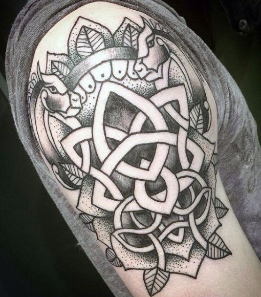 geometric tattoos for men 0083