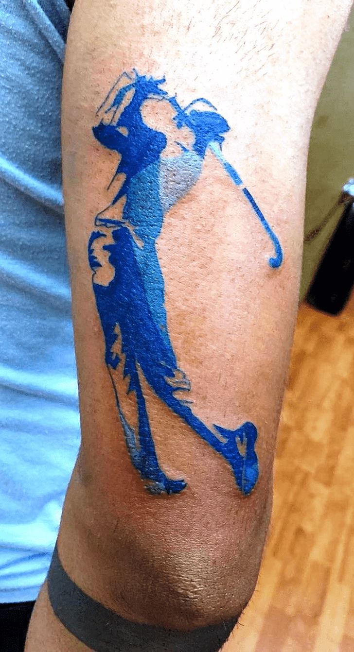 golf tattoos for men 0078