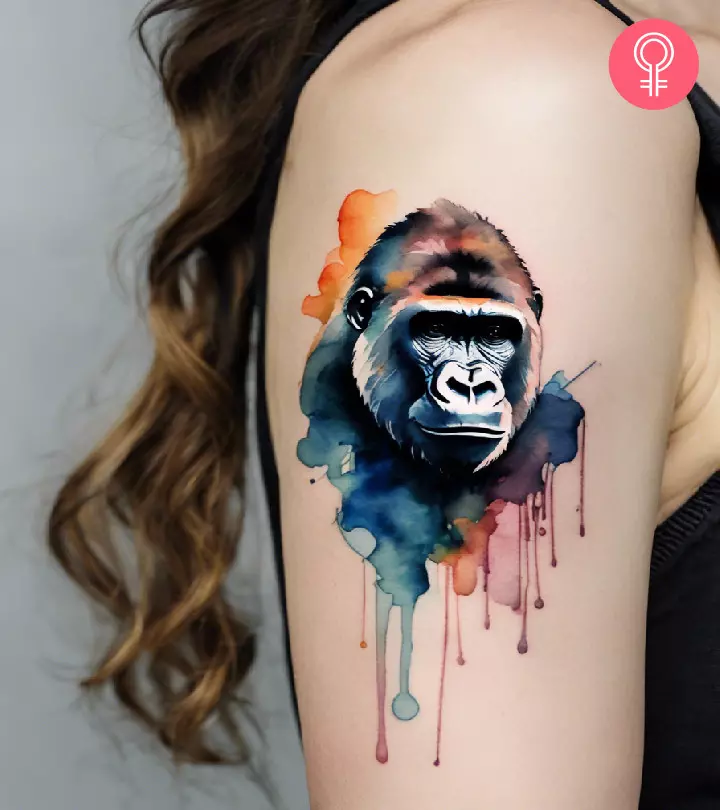 gorilla tattoos for men 0013