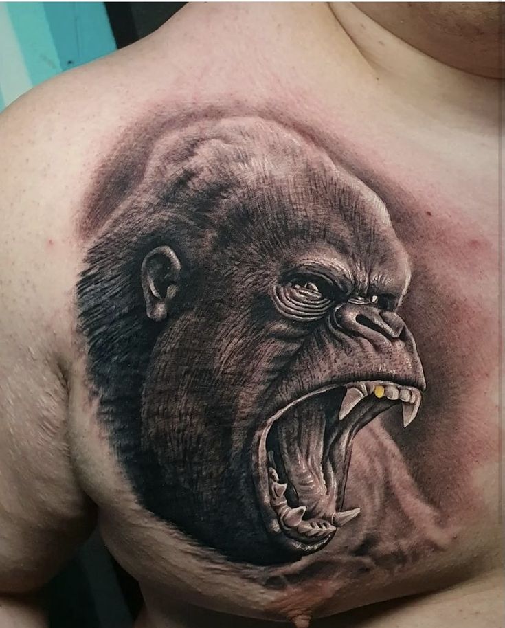 gorilla tattoos for men 0021