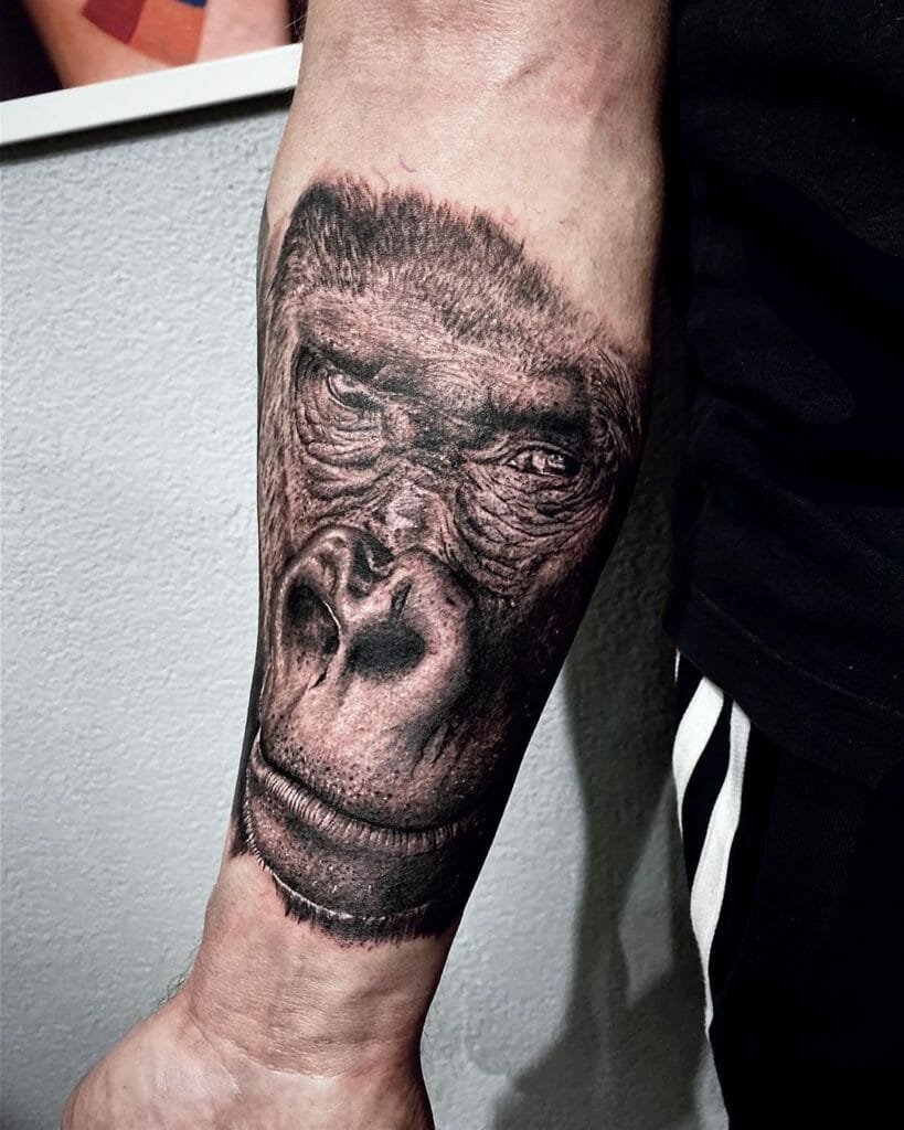 gorilla tattoos for men 0044