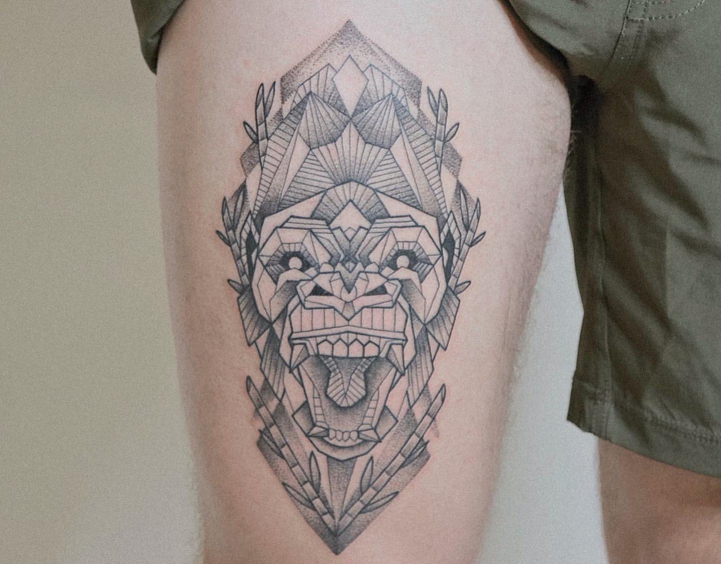 gorilla tattoos for men 0056