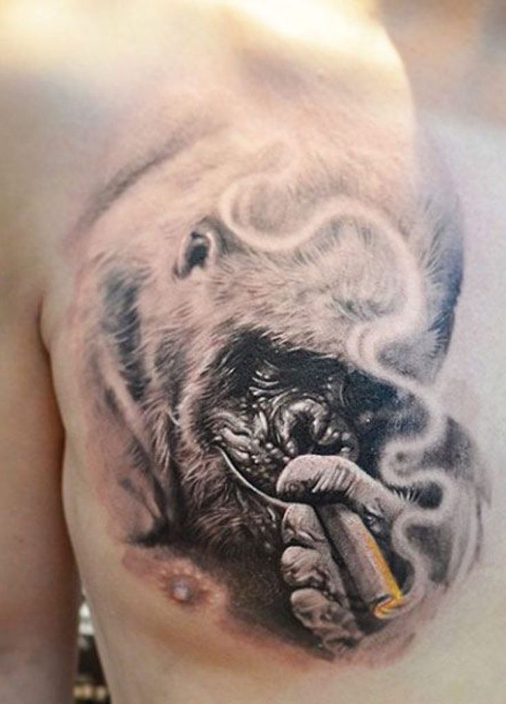 gorilla tattoos for men 0076