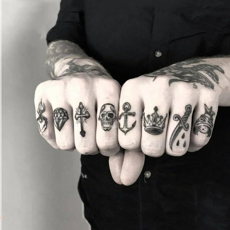 Gothic skull tattoos for men