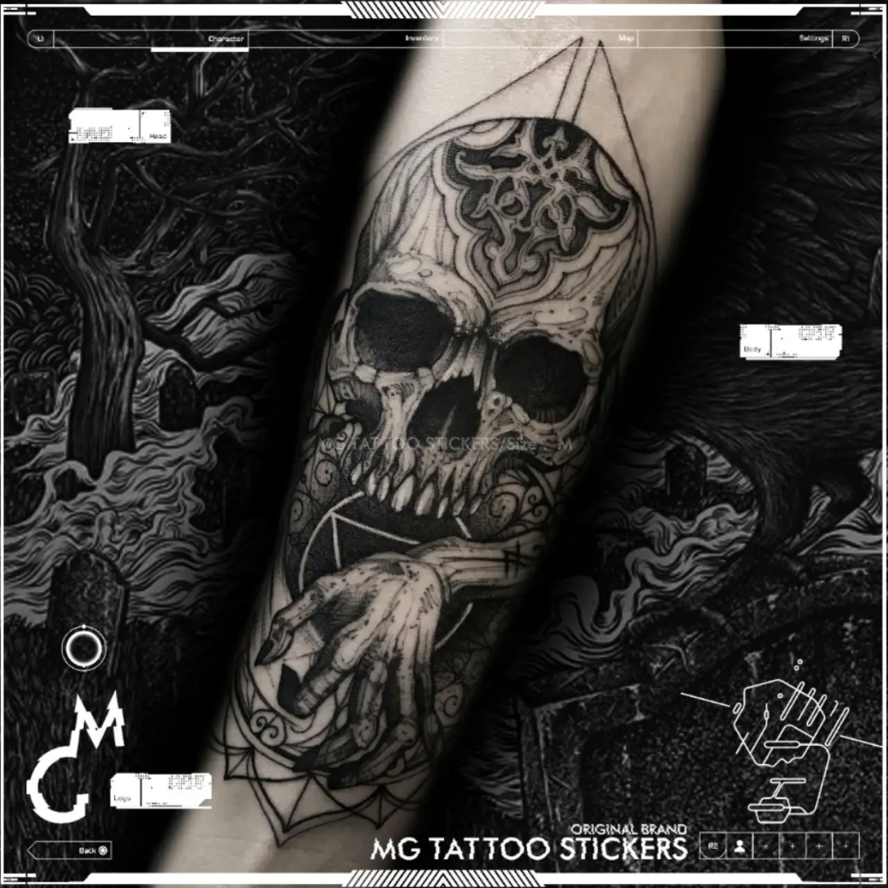 evil tattoos for men 0045