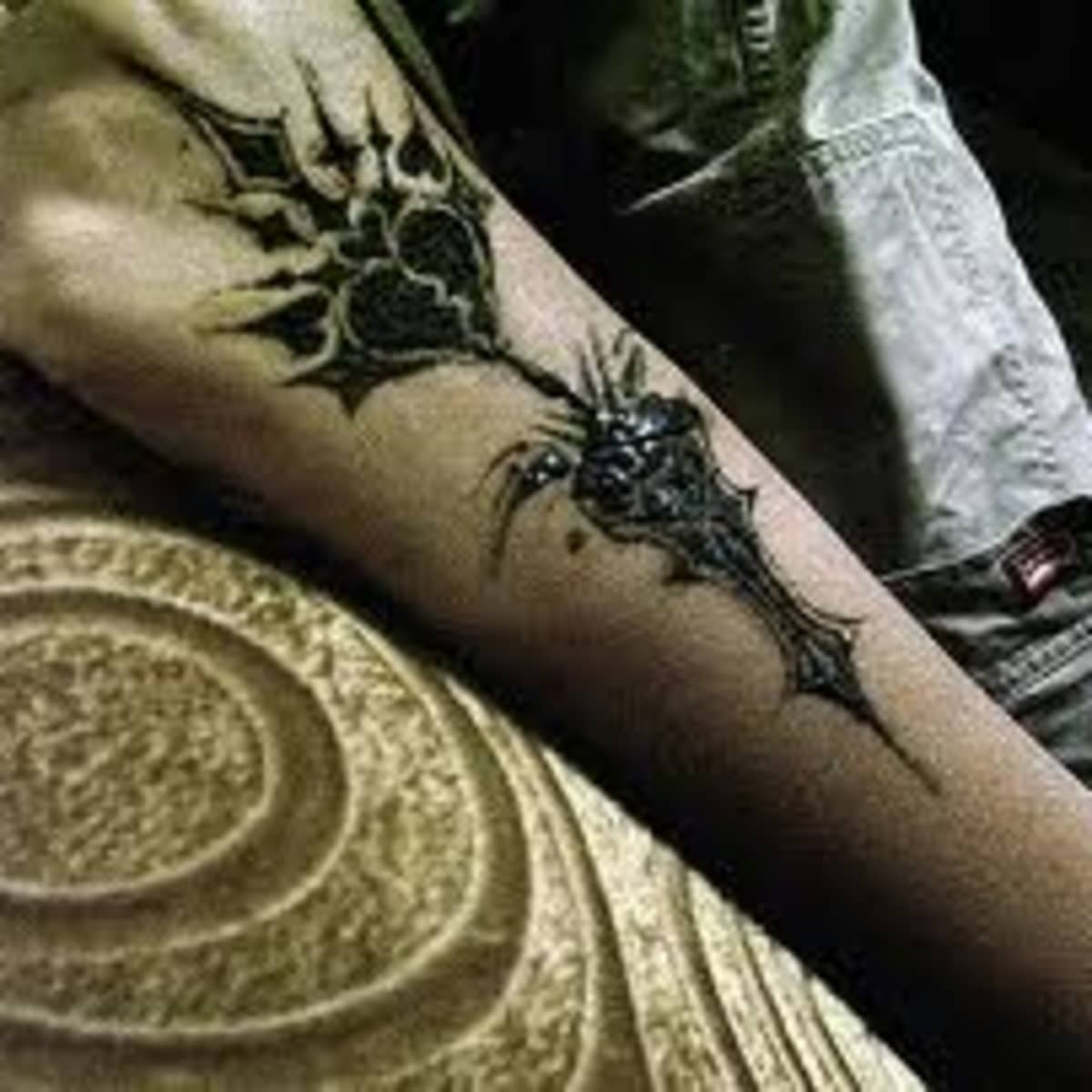 Gothic tribal tattoos for men