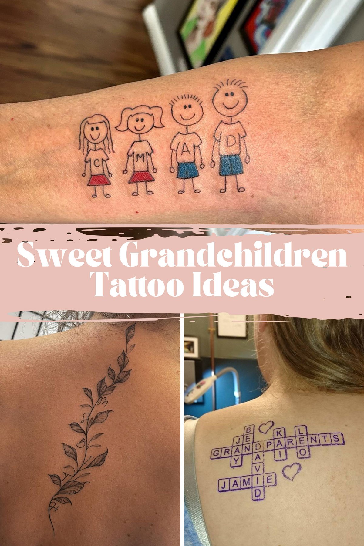 grandchildren tattoos for men 0015