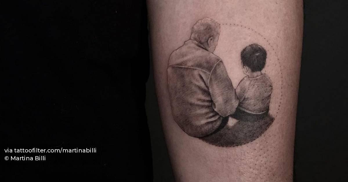 grandpa portraits tattoos for men