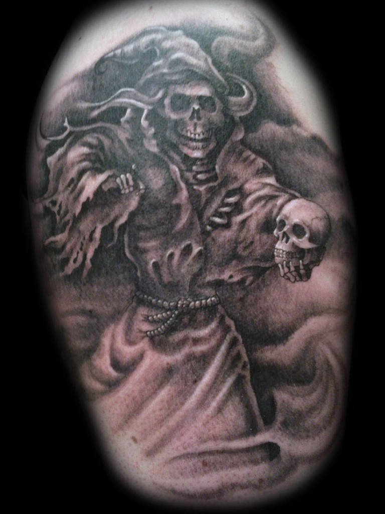 Grim Reaper tattoos for men 0018