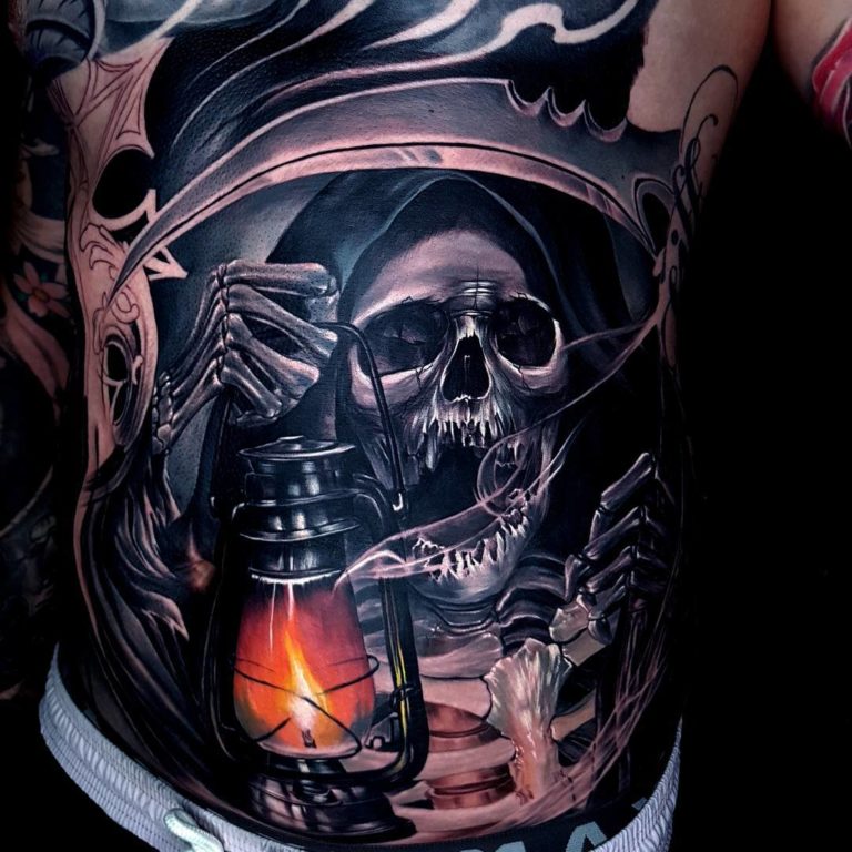 Grim Reaper tattoos for men 0019