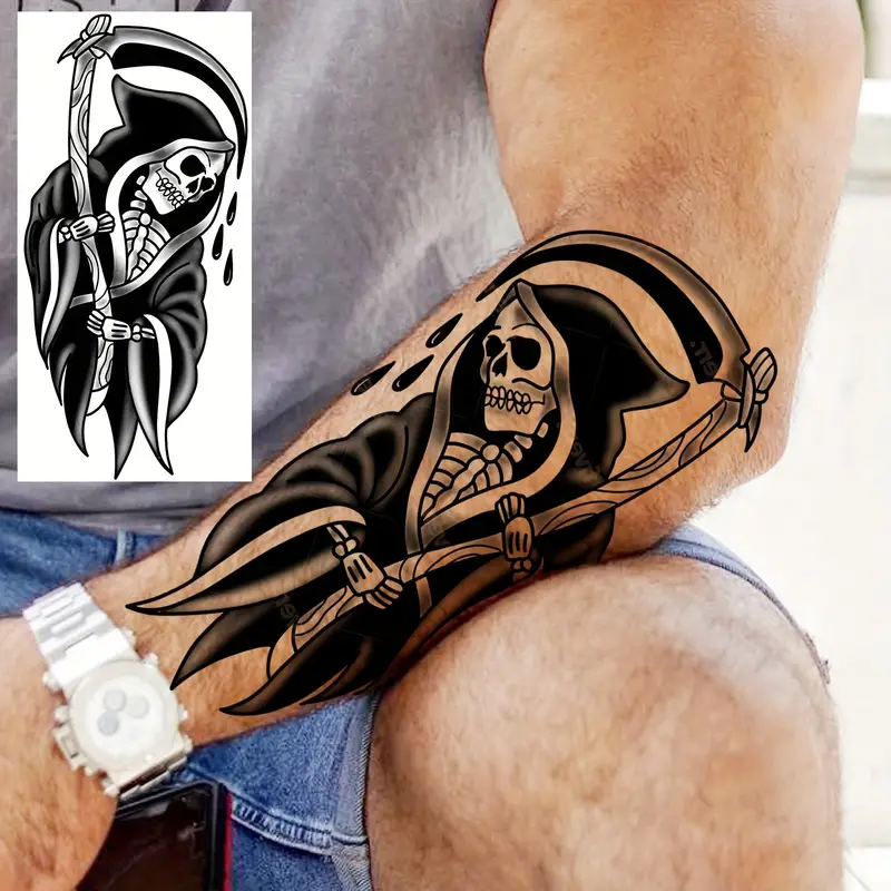 Grim Reaper tattoos for men 0020