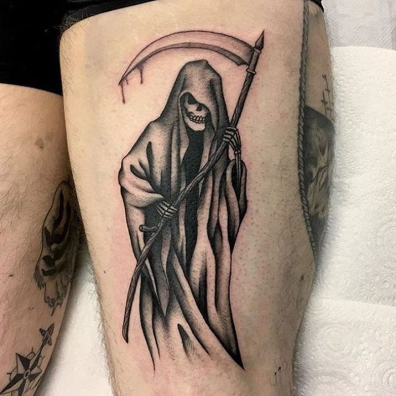 Grim Reaper tattoos for men 0021