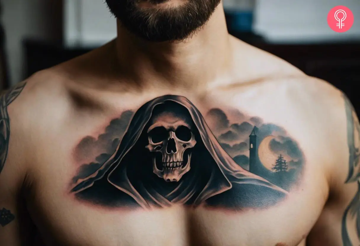 Grim Reaper tattoos for men 0023