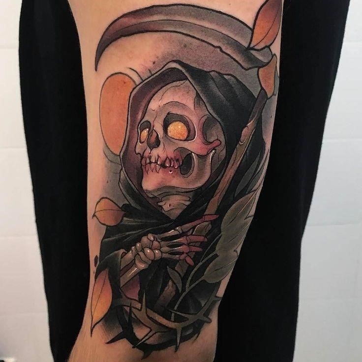 Grim Reaper tattoos for men 0029