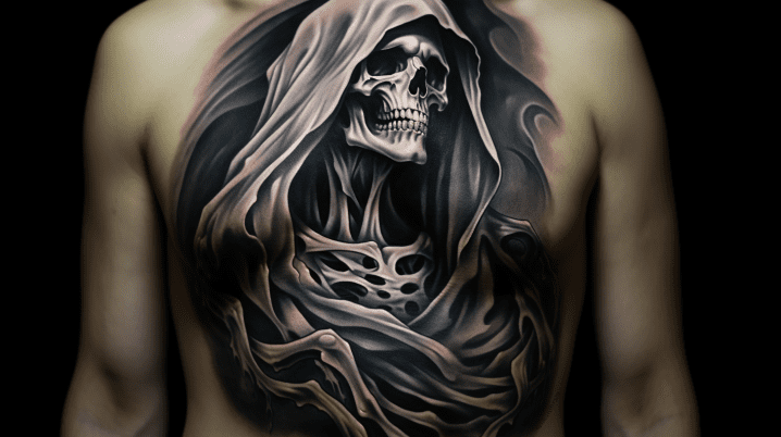 Grim Reaper tattoos for men 0034