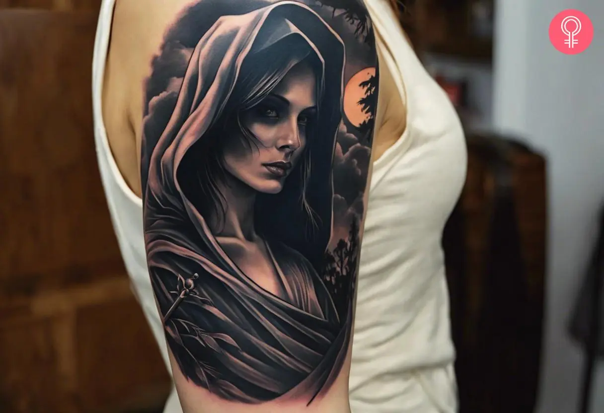 Grim Reaper tattoos for men 0044