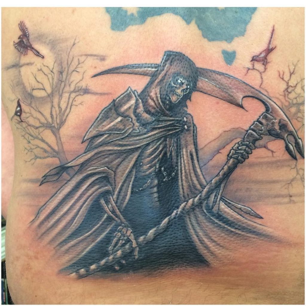 Grim Reaper tattoos for men 0045