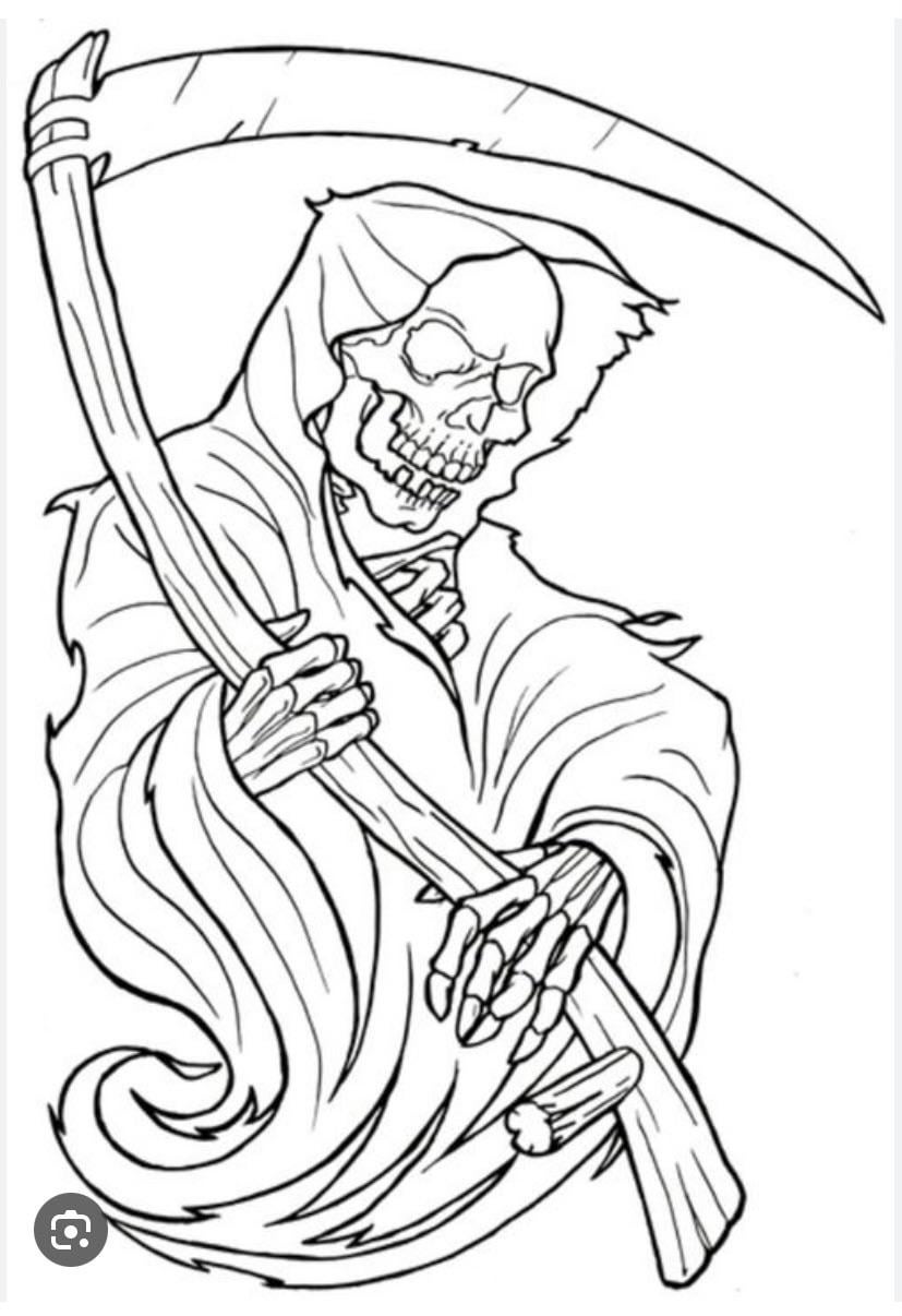 Grim Reaper tattoos for men 0050