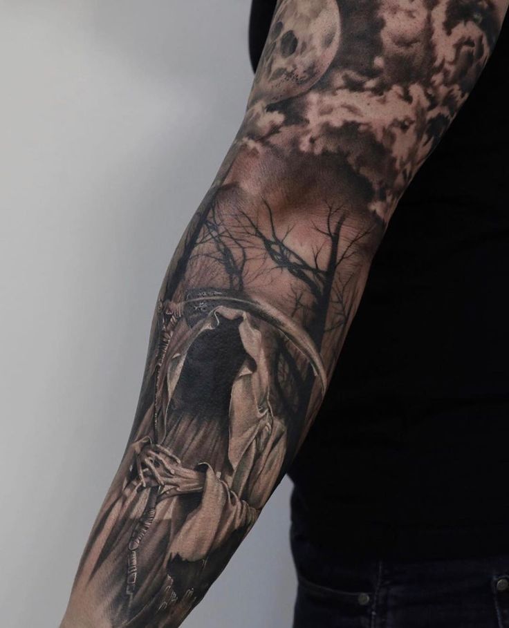 Grim Reaper tattoos for men 0051